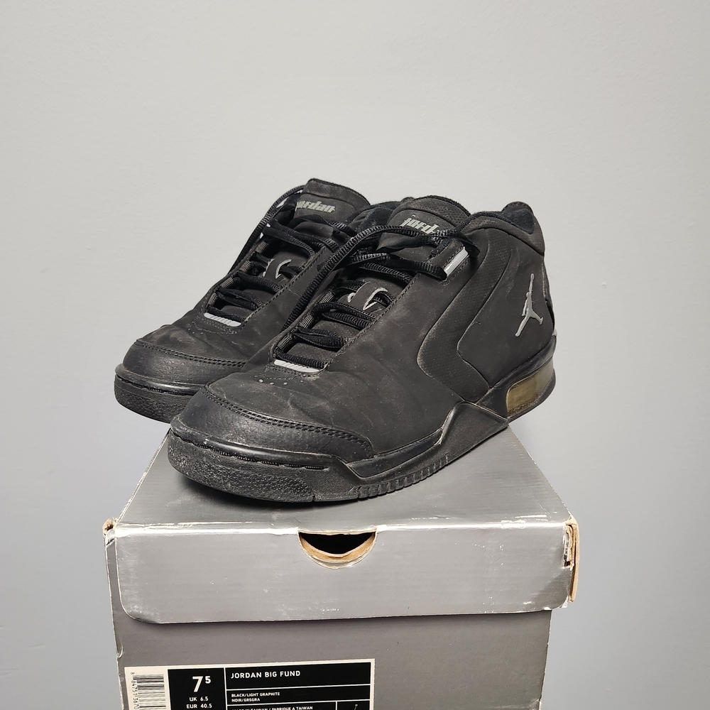 Gently Loved Jordan Big Fund Men's Black Shoes 7.5